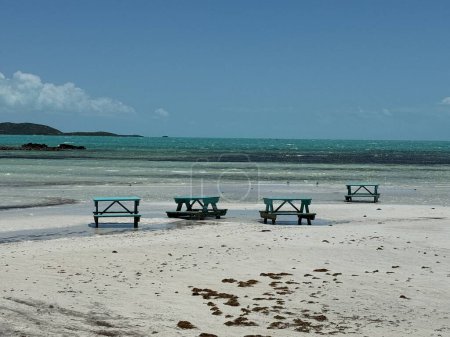 Playa de los Cinco Cayos en Providenciales en las Islas Turcas y Caicos
