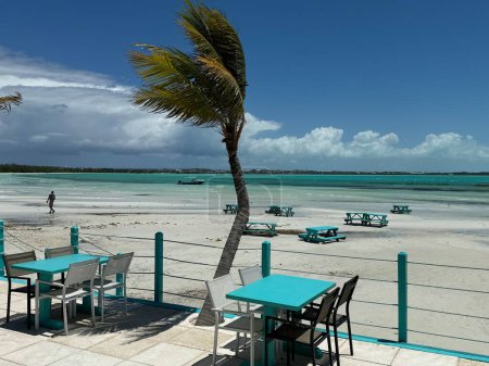 Foto de Playa de los Cinco Cayos en Providenciales en las Islas Turcas y Caicos - Imagen libre de derechos