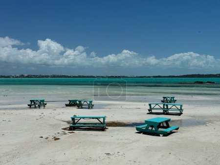 Playa de los Cinco Cayos en Providenciales en las Islas Turcas y Caicos