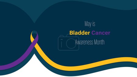 Bladder Cancer Awareness Month, vector illustration