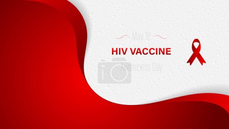Hiv Vaccine Awareness Day, vector illustration