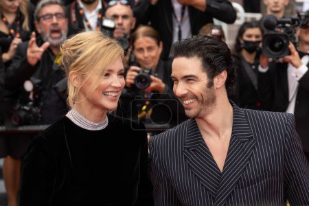 Photo for CANNES, FRANCE - MAY 22, 2022: Tahar Rahim attends the screening of "Forever Young (Les Amandiers)" during the 75th annual Cannes film festival at Palais des Festivals - Royalty Free Image