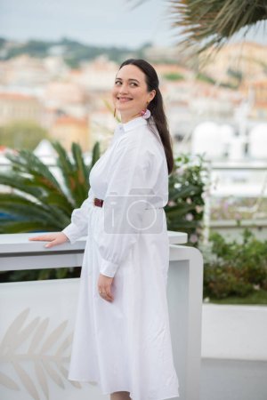 Foto de CANNES, FRANCE - MAY 14,2024: Jury Member, Lily Gladstone attends the jury photocall at the 77th annual Cannes Film Festival - Imagen libre de derechos