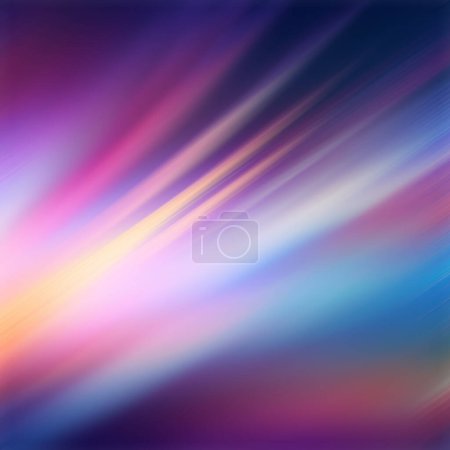 Photo for Abstract wallpaper background with colourful motion blur design - Royalty Free Image