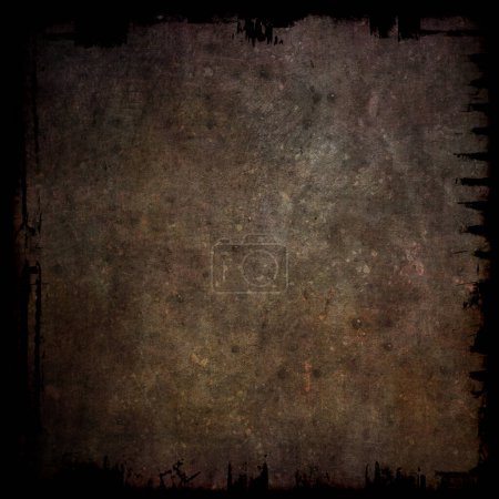 Photo for Dark grunge textured background with a distressed border - Royalty Free Image