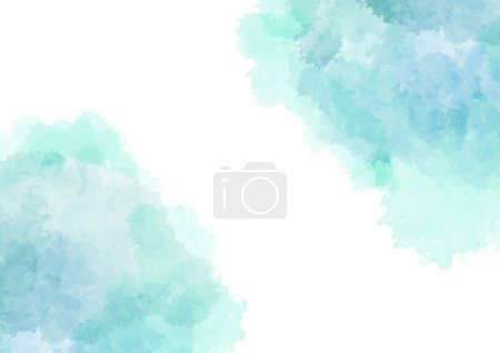 Illustration for Hand painted watercolour background design - Royalty Free Image