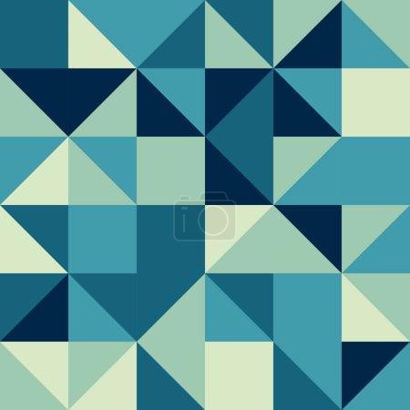 Abstract background with a low poly design in shades of blue 