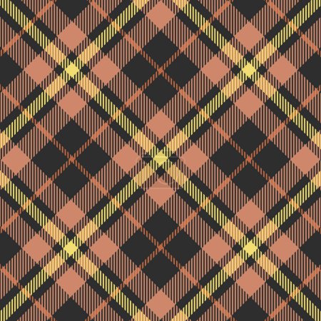 Illustration for Abstract pattern background with a plaid style design - Royalty Free Image