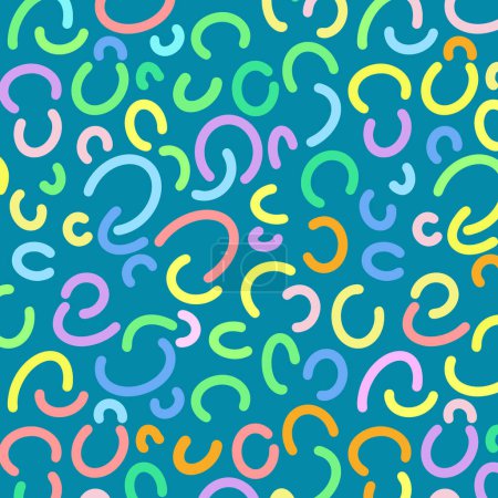 Illustration for Abstract background with a hand drawn doodle pattern design - Royalty Free Image