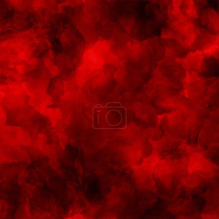 Foto de Grunge rojo detallado pintado a mano acuarela textura fondo - Imagen libre de derechos