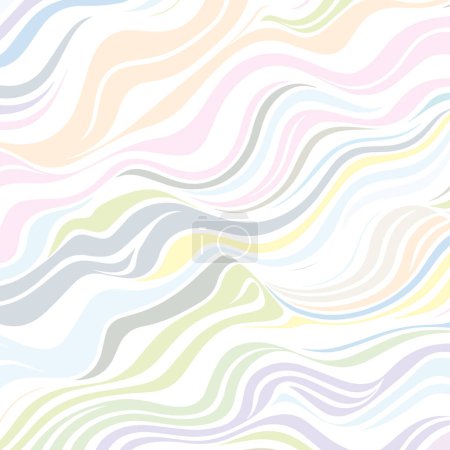 Foto de Fondo abstracto con un diseño de línea ondulada pastel - Imagen libre de derechos