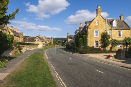 Photo for The village of Broadway in the Cotswolds in England - Royalty Free Image