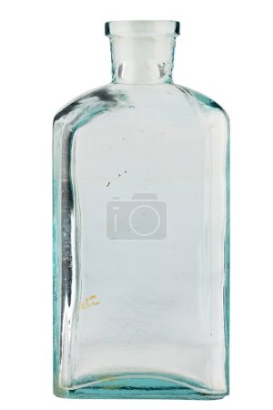 Old west whiskey bottle isolated on white background