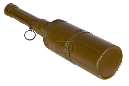 RKG-3 Soviet anti-tank handheld shaped-charge grenade. Isolated on white background.