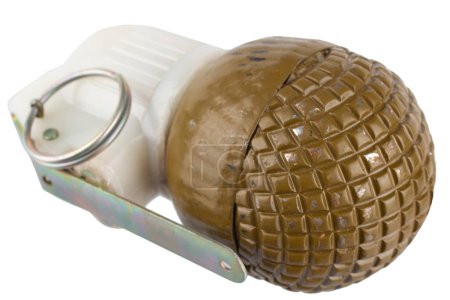 Soviet hand grenade RGO isolated on white background