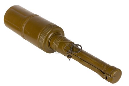 RKG-3 Soviet anti-tank handheld shaped-charge grenade. Isolated on white background.