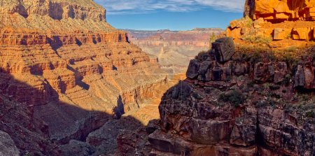 Blick auf den Eremit Creek Canyon von der Kreuzung von Eremit Trail und Dripping Springs Trail im Grand Canyon Arizona.