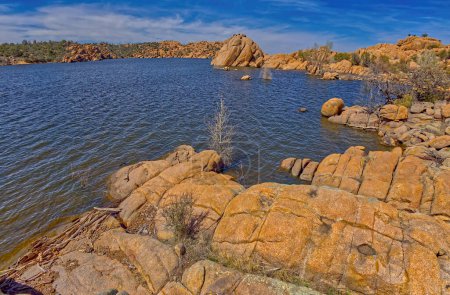 View of Watson Lake from the East Lake Shore Trail. Located in Prescott AZ.