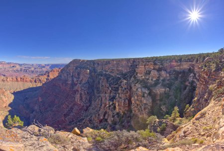 Grand Canyon Arizona viewed from west of No Name Point that is just west of Lipan Point.