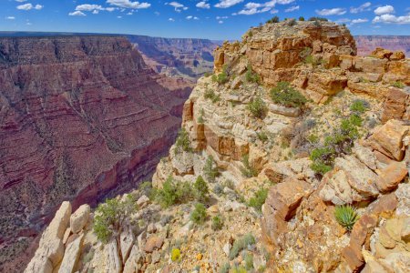 Téléchargez les photos : Papago Point avec Zuni Point sur la gauche au Grand Canyon Arizona. - en image libre de droit