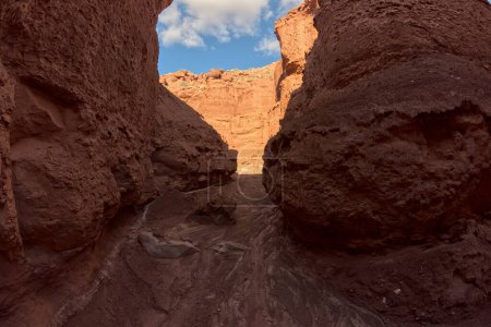 A narrow slot canyon branching off of Paria Canyon at Glen Canyon Recreation Area Arizona.