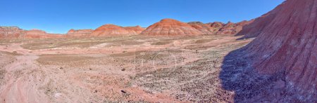 The north hills of Tiponi Valley in Petrified Forest National Park Arizona.