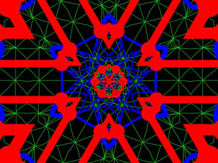 Foto de Un diseño abstracto que representa el concepto de Enredo Cuántico. NO HA CREADO AI. - Imagen libre de derechos