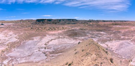 View of the valley below Hamilili Point in Petrified Forest National Park Arizona. Stickers 715233866
