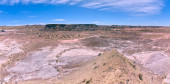 View of the valley below Hamilili Point in Petrified Forest National Park Arizona. magic mug #715233866