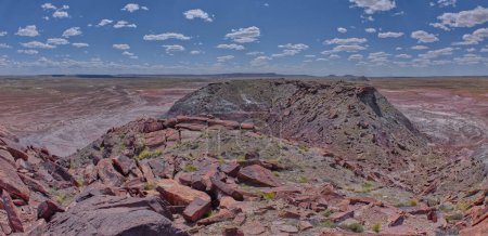 South end of Haystack Mesa in Petrified Forest National Park Arizona.