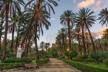 Photo for Palermo, Italy at Villa Bonnano public gardens. - Royalty Free Image