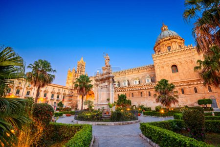 Photo for Palermo, Italy at the Palermo Cathedral in the morning. - Royalty Free Image