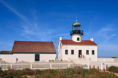 Photo for San Diego, California at the Old Loma Point Lighthouse. - Royalty Free Image