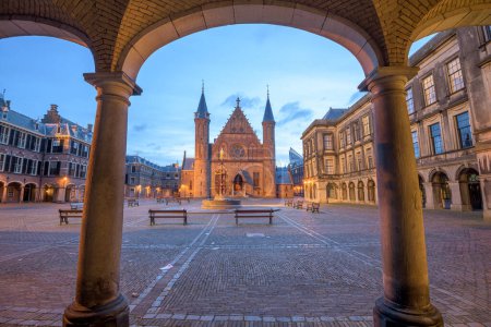 Photo for The Hague, Netherlands at the Ridderzaal in the morning time. - Royalty Free Image