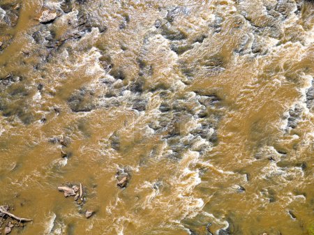 Foto de El río Oconee Medio al pasar por el Condado de Clarke, Georgia; EE.UU.. - Imagen libre de derechos
