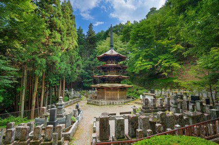 Foto de Ueda, Japón en la pagoda octogonal Anraku-ji. - Imagen libre de derechos