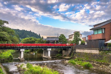 Photo for Takayama, Japan over the river. - Royalty Free Image