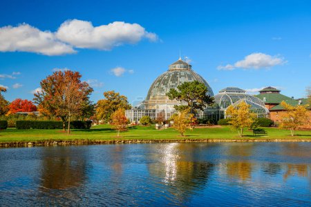 Photo for Belle Isle, Detroit, Michigan, USA with autumn foliage. - Royalty Free Image
