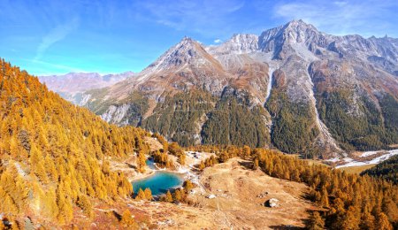 Photo for Lac Bleu in Arolla, Switzerland - Royalty Free Image
