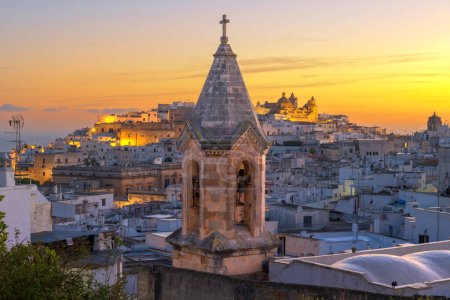 Photo for Ostuni, Italy in Puglia at dawn. - Royalty Free Image