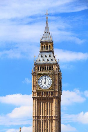 Foto de Palacio de Westminster en Londres, Reino Unido. Big Ben. Monumento a Londres. - Imagen libre de derechos