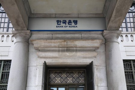 Photo for SEOUL, SOUTH KOREA - APRIL 6, 2023: Bank of Korea building in Seoul. The Bank of Korea is the central bank of the Republic of Korea and issuer of Korean Republic won. - Royalty Free Image