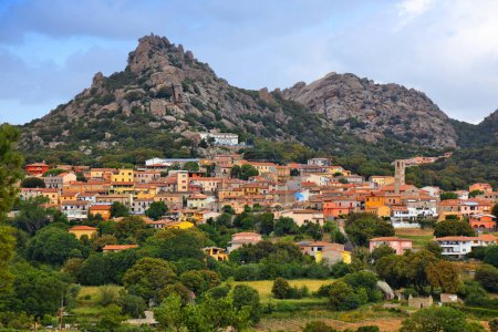 Photo for Sardinia - Aggius town. Townscape view in province of Sassari. - Royalty Free Image
