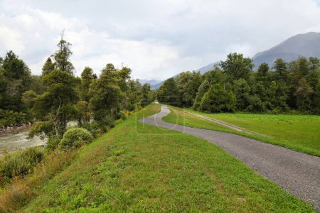 Gailradweg long-distance bicycle route in Gailtal region in Carinthia, Austria.