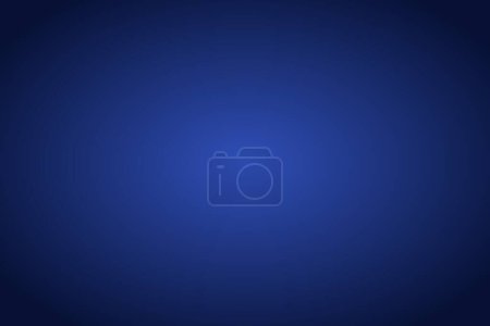 Illustration for Blue gradient radial background. Abstract dark blue blur texture. - Royalty Free Image