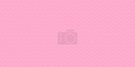 Illustration for Chevron seamless pattern. Zigzag fashion design. Zigzag seamless vector texture. Baby girl gender reveal pink theme pattern. - Royalty Free Image