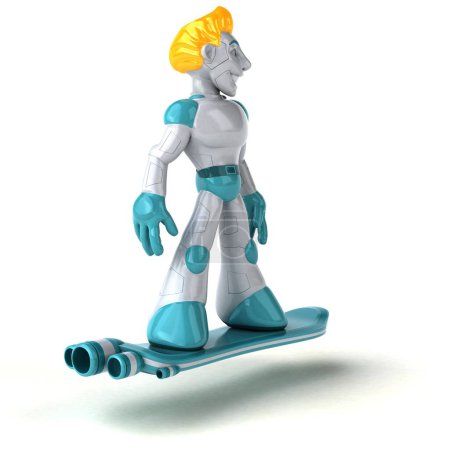 Photo for Big robot  chatacter  - 3D Illustration - Royalty Free Image