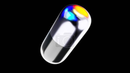 Téléchargez les photos : Icône pilule médicale - Illustration 3D - en image libre de droit