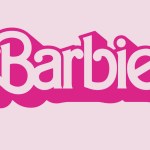 Barbie outline logo isolated on a pink background. Vector illustration. A movie from Warner Bros starring Margot Robbie and Ken Ryan Gosling only in Theaters July 21. NY, NY-USA - July 9 2023