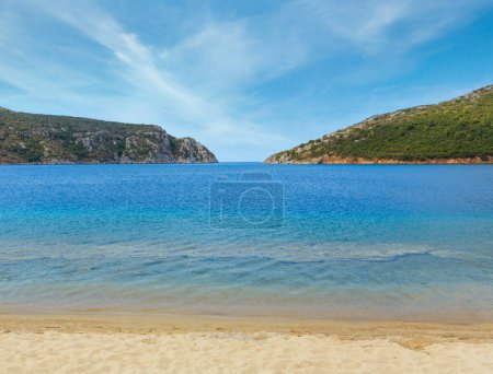 Téléchargez les photos : Paysage estival de la côte maritime (plage de Porto Koufo, Halkidiki, Sithonie, Grèce
). - en image libre de droit
